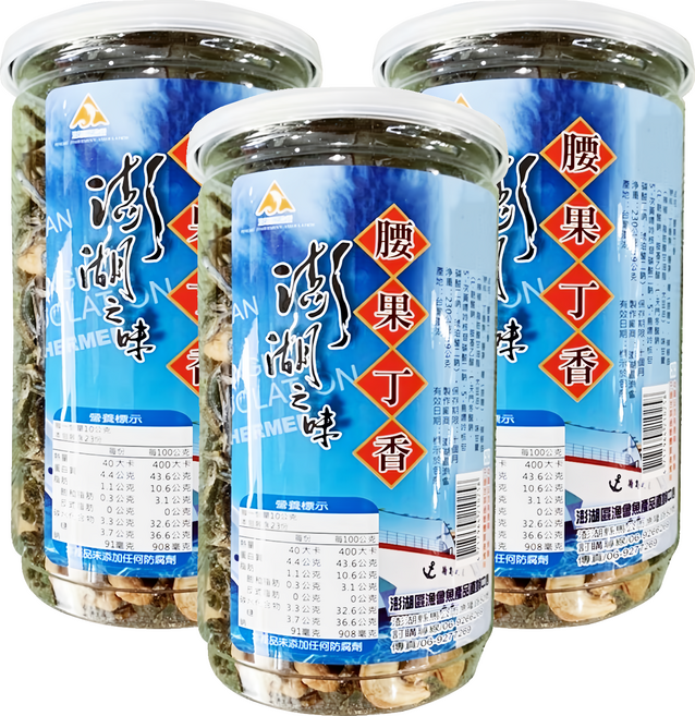 澎湖區漁會 澎湖之味 腰果小魚, 230g, 3瓶