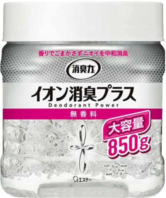 ST 雞仔牌 消臭力 部屋離子機能PLUS消臭力 無香料, 850g, 1罐