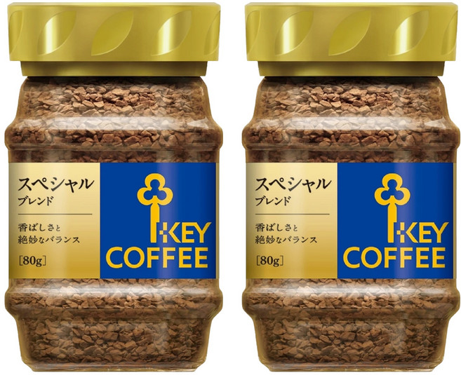 KEY COFFEE 即溶咖啡, 80g, 1入, 2罐