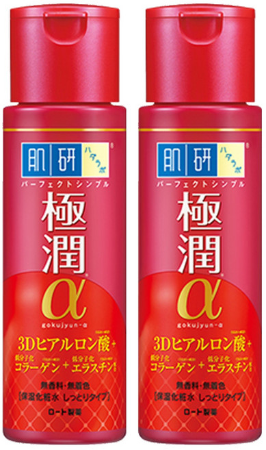 HADALABO 肌研 台灣公司貨 極潤抗皺緊實高機能化粧水, 170ml, 2瓶