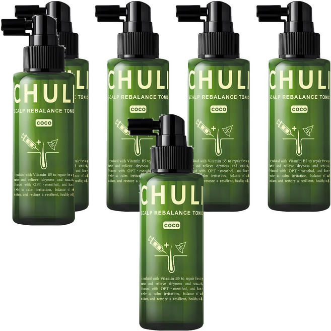 Chuli 初梨 可可B5 全效頭皮調理噴霧, 6個, 60ml