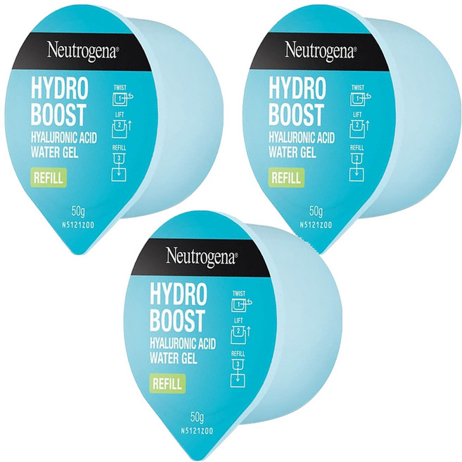 Neutrogena 水活保濕凝露 補充包, 50g, 3個