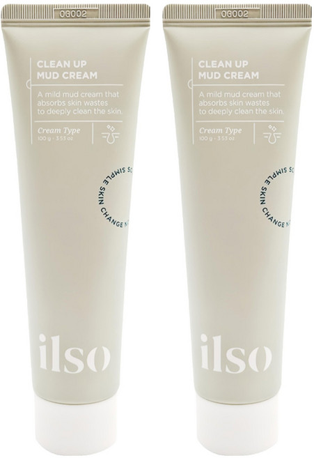ILSO 清潔泥膜, 100g, 2條