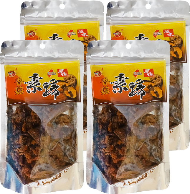 天素食品 原味香菇素蹄, 160g, 4包