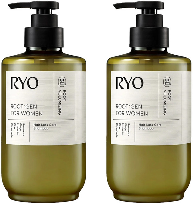 RYO 呂 ROOTGEN強韌蘊髮洗髮精 女性專用, 2瓶, 515ml