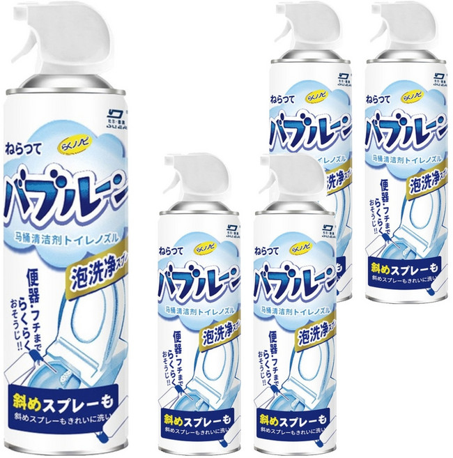 DUER 杜爾德澳 日本馬桶泡泡除臭清潔劑, 500ml, 5罐