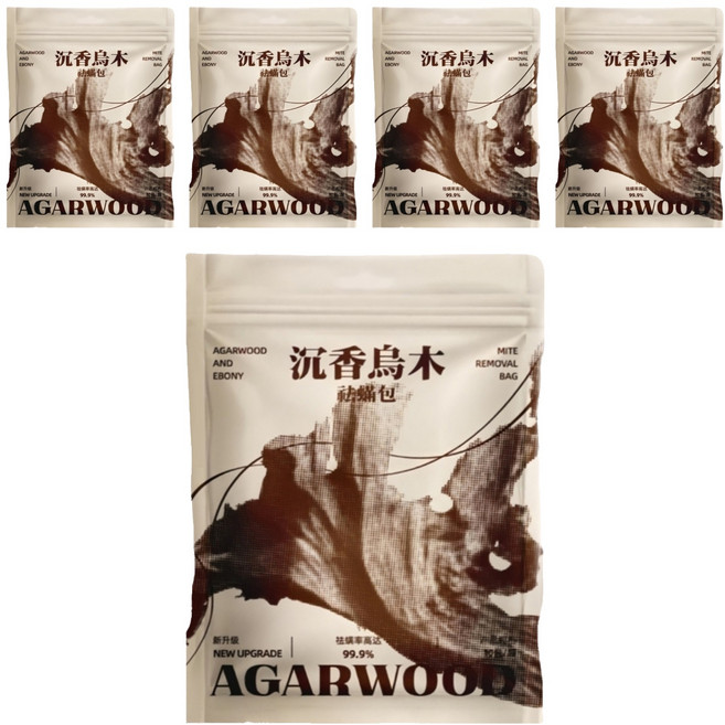 YAO CHEN 瑤辰 沉香 烏木草本祛蟎包 10包, 70g, 5袋