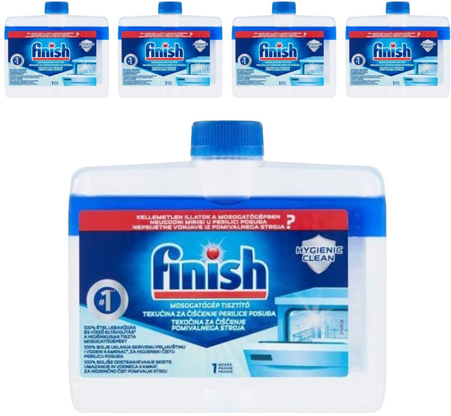 finish 洗碗機清潔劑 原味, 250ml, 5瓶