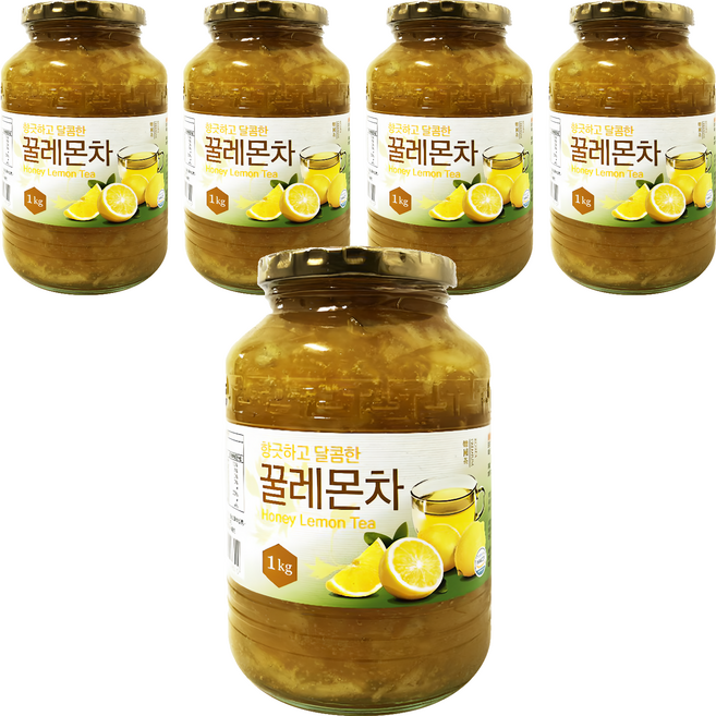逢國食品 韓國蜂蜜檸檬茶, 1kg, 1入, 5罐