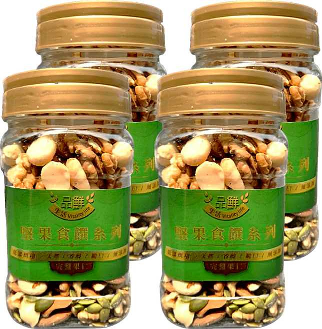 品鮮生活 五豐寶綜合堅果, 360g, 4罐