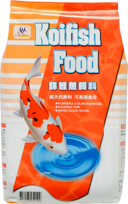 AQUAFUN 水之樂 錦鯉魚飼料, 1袋, 5kg