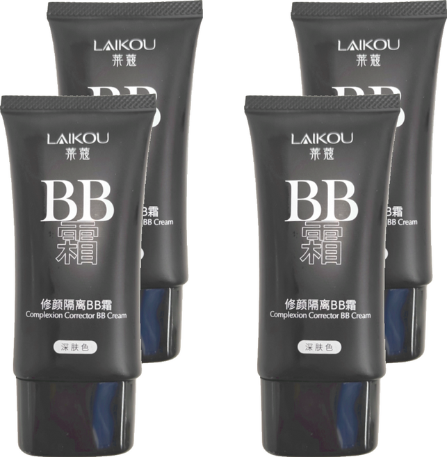 LAIKOU 萊蔻 多效修護隔離BB霜 50g, 深膚色, 4條