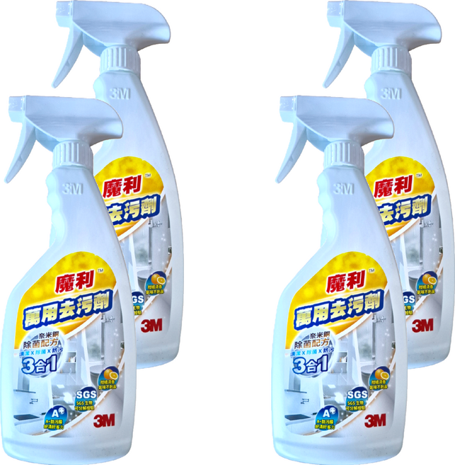 3M 魔利 萬用去污劑, 500ml, 4瓶