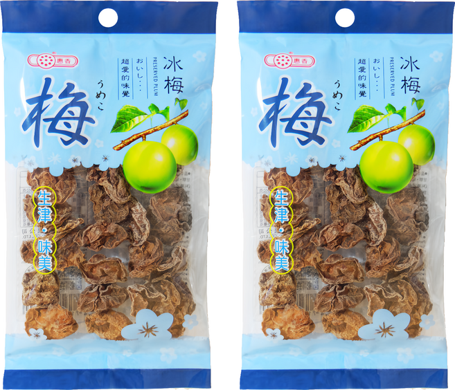 惠香 冰梅, 40g, 2包