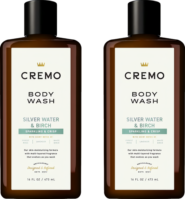CREMO 香水沐浴露 秘境山泉, 473ml, 2瓶
