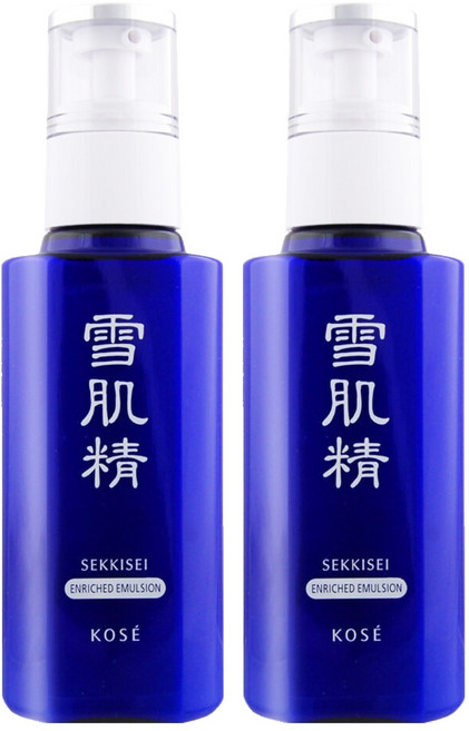 KOSE 高絲 SEKKISEI 雪肌精 乳液 極潤型 草本植物萃取 高滲透 溫和花香調, 140ml, 2瓶