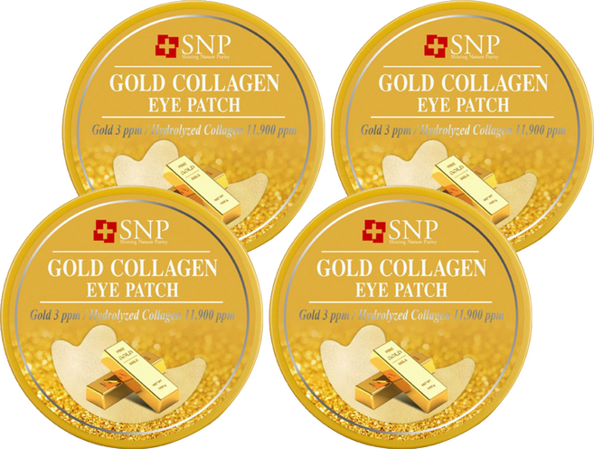 Snp 黃金膠原蛋白眼膜 1.25g, 60片, 4罐