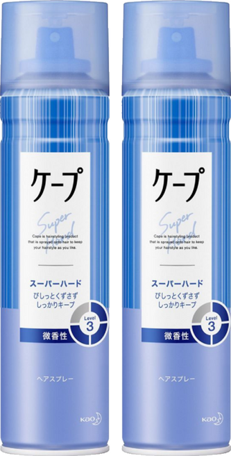 KAO 花王 Cape 定型噴霧 微香款 空氣造型 強力持久, 180g, 2件