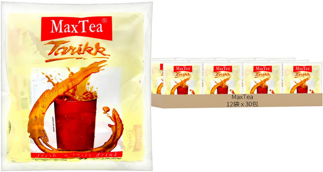 MaxTea 即溶奶茶, 25g, 30包, 12袋