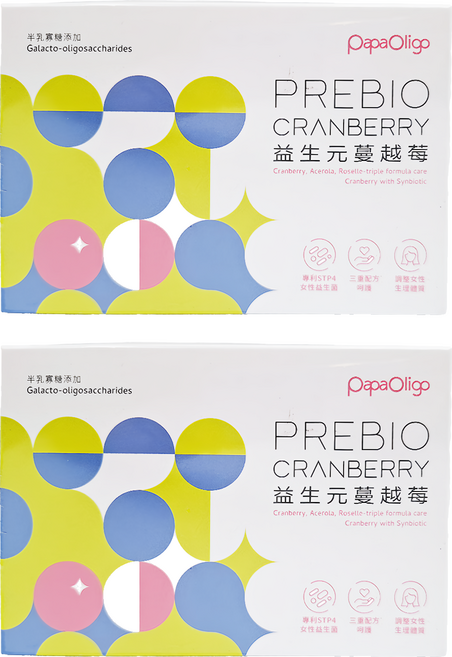 Papa Oligo 糖老爹 益生元 蔓越莓粉, 21包, 4g, 2盒