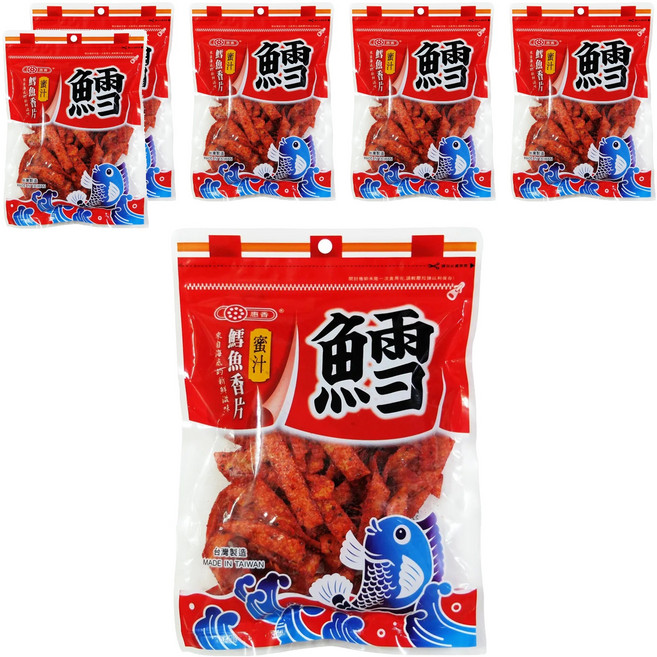 惠香 鱈魚風味蜜汁香片, 230g, 6包