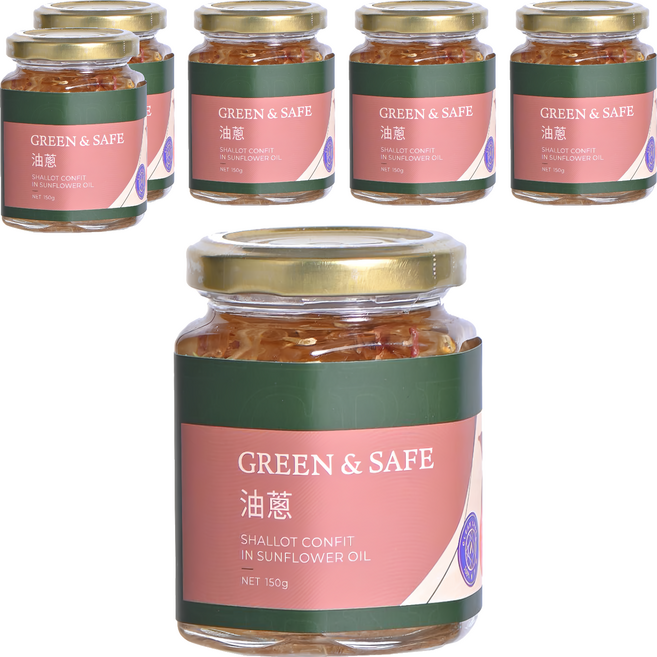 GREEN&SAFE 永豐餘生技 油蔥, 6罐, 150g