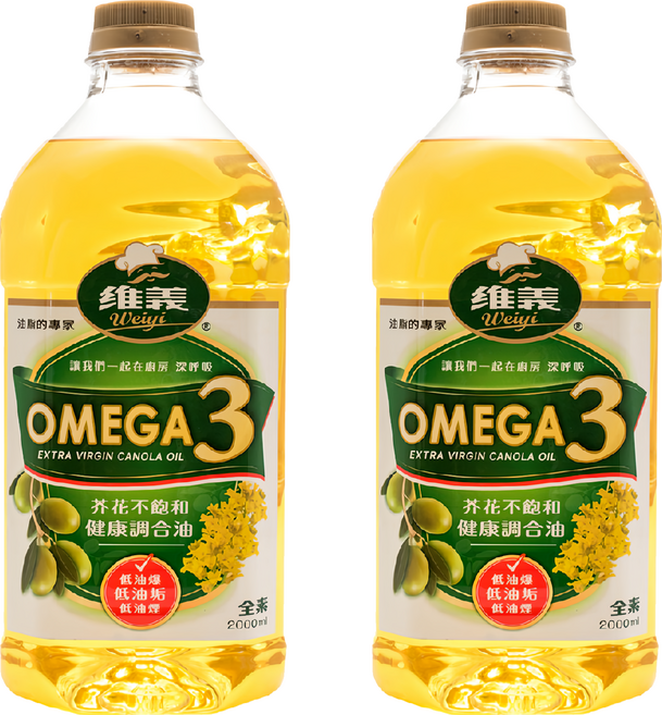 維義 OMEGA3 調和油, 2L, 2瓶