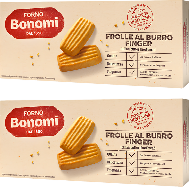 Bonomi 經典奶油餅乾, 150g, 2盒