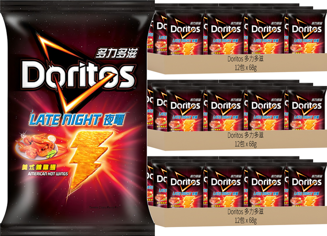 Doritos 多力多滋 美式辣雞翅, 68g, 36包