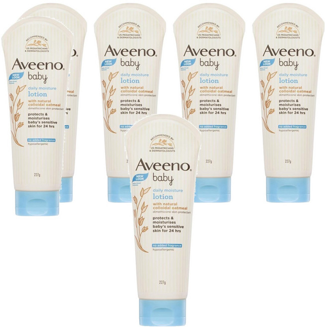 Aveeno baby 嬰兒燕麥保濕乳, 6條, 227g