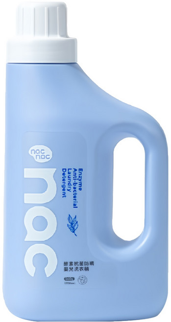 nac nac 酵素抗菌防螨嬰兒洗衣精, 1個, 1.2L