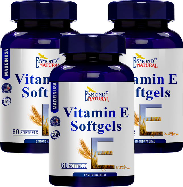 ESMOND NATURAL 愛司盟 維他命E軟膠囊, 60顆, 3罐