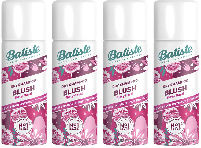 Batiste 芭緹絲 BLUSH 秀髮乾噴劑 清爽蓬鬆, 4瓶, 50ml