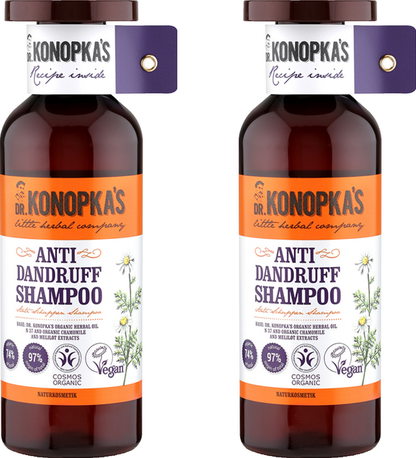 DR.KONOPKA'S 清爽抗屑洗髮精, 500ml, 2瓶