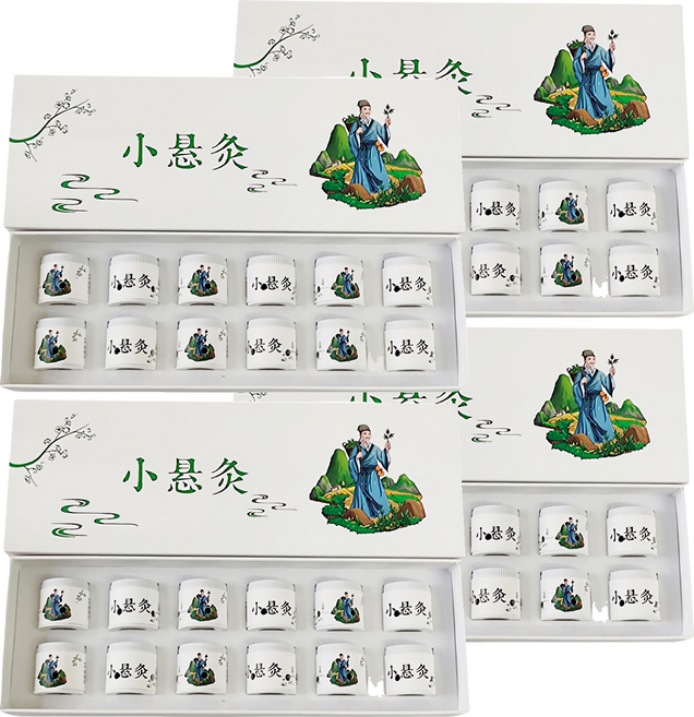 楠陽艾 一次性隨身艾灸儀禮盒 含配套艾柱, 4盒