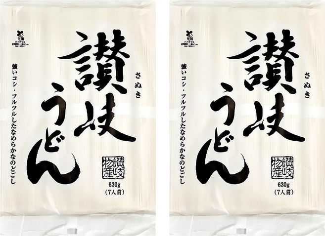 讃岐物產 讚歧烏龍麵, 630g, 2包