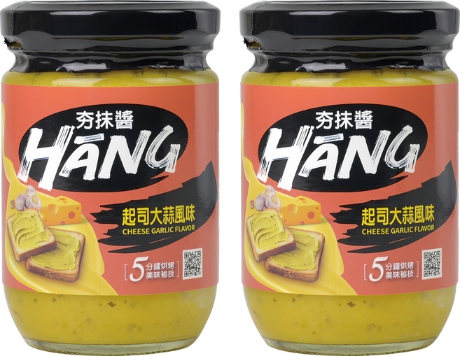 CHEF'S CHOICE 美味大師 夯抹醬 起司大蒜風味, 220g, 2罐