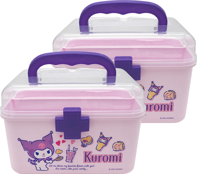 Sanrio 三麗鷗 酷洛米醫藥箱, 紫色, 2個