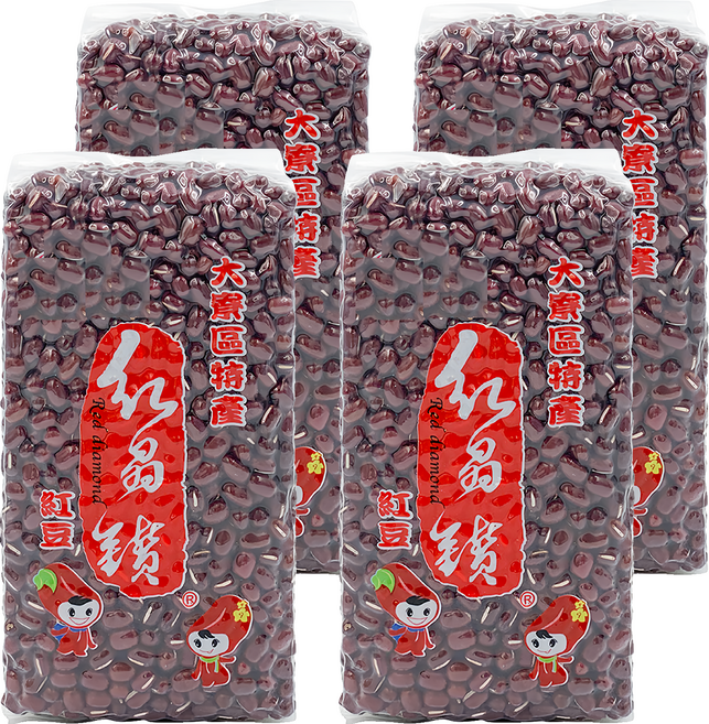 Red diamond 紅晶鑽 紅豆, 4包, 600g