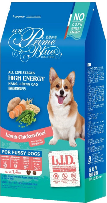 LCB 藍帶廚坊 全齡犬用高能挑嘴狗乾糧 3鮮L.I.D.配方, 1袋