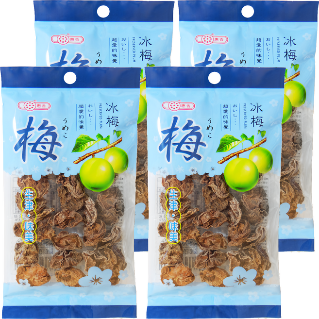 惠香 冰梅, 40g, 4包