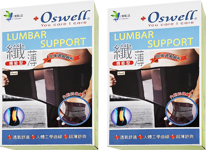 Oswell 丹力 護腰 s50, 2個