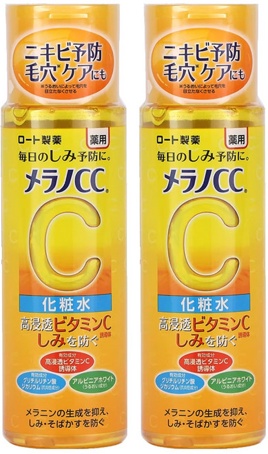 Melano CC 台灣公司貨 高純度維他命C美白化妝水, 170ml, 2件