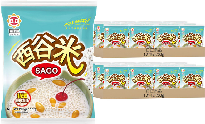 日正食品 西谷米, 200g, 24包