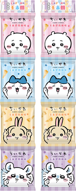 SUNFRIEND 玉米餅四連包 吉伊卡哇款 玉米濃湯風味, 2組, 48g