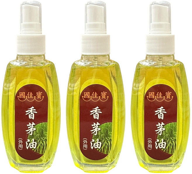 天然香茅油噴霧 居家戶外防蚊驅蟲 清新除臭好幫手, 120cc, 3瓶