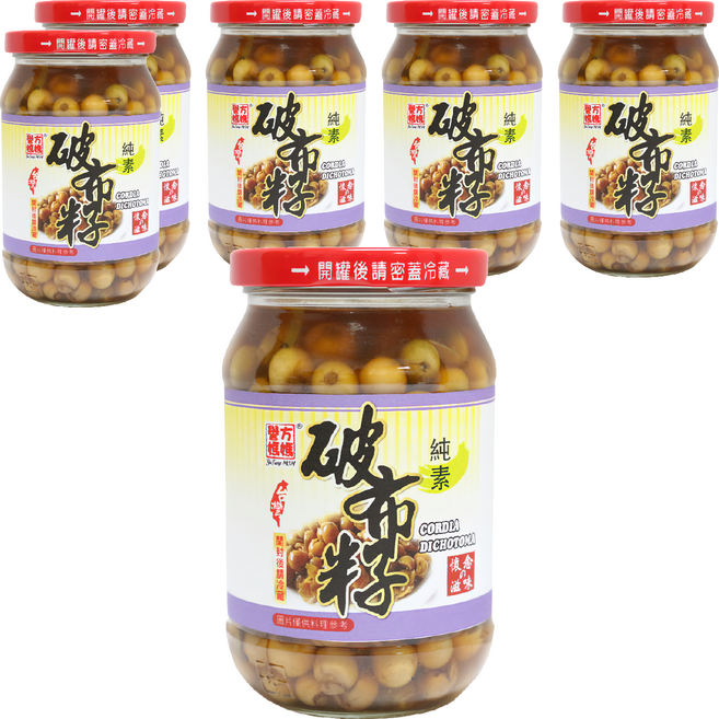 譽方媽媽 破布籽 蔭樹子, 380g, 6罐