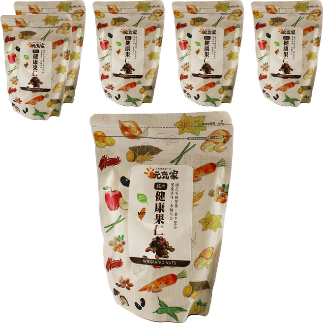 元氣家 綜合健康果仁, 200g, 6包