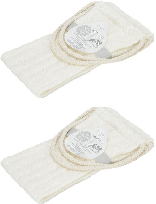 KEYTOSS 詰朵斯 Milk Fiber 柔 沐浴拉背條 RE6606 10 x 50cm, 白色, 1個裝, 2條