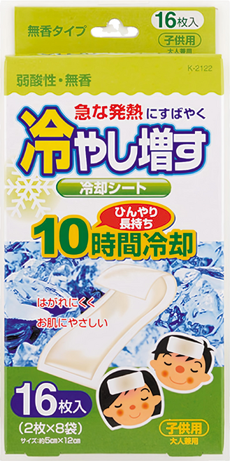 Kiyou 除虫菊 退熱貼, 16個, 1盒